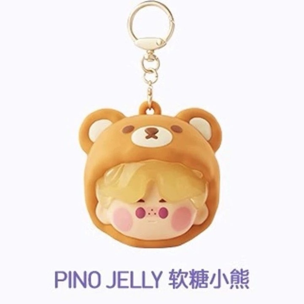 AUTHENTIC POP MART Pajama Party‎ Series Earphone Bag "PINO JELLY Gummy Bear"